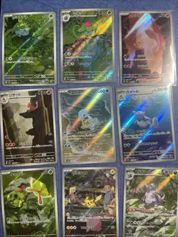 Pokemon Japanese 151 sv2a Complete 18 Card AR Set Mint - Image 2
