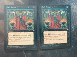 *** 2x ICE AGE Dark Ritual NM-Mint *** DUTY FREE MtG Magic - Image 1