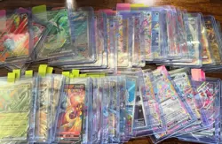 Pokemon 35 Card Lot: V, VMAX, Full Art, Hyper Rare, Illustration - Read Descrip - Image 1