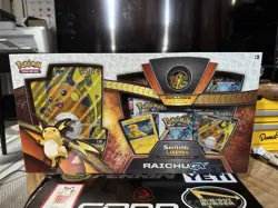 Sealed Pokemon Shining Legends Raichu GX Special Collection Box - Image 1