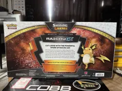 Sealed Pokemon Shining Legends Raichu GX Special Collection Box - Image 2