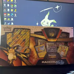 Sealed Pokemon Shining Legends Raichu GX Special Collection Box - Image 1