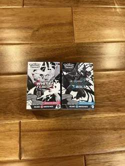 Pokemon Black Bolt and White Flare Booster Bundle Set of 2 Sealed IN HAND - Image 1