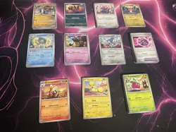 Pokemon Paradox Rift TCG Bulk Lot Common No Holos No Reverse Holo Cards - Image 1