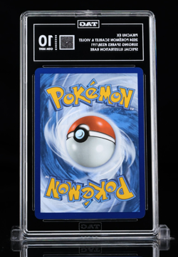 Pokemon Pikachu ex Surging Sparks Special Illustration Rare #238 TAG 10 Gem Mint - Image 2