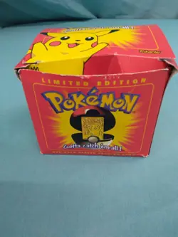 23K Gold Plated Pikachu Pokemon trading card Poke Ball Limited Edition NIB - Image 1
