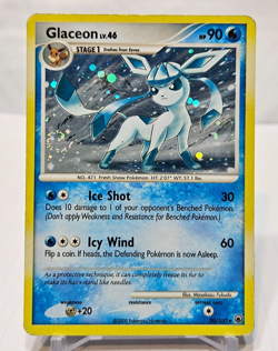 Glaceon 20/100 Holo Rare Theme Deck Exclusive Majestic Dawn SWIRL Pokemon 7392 - Image 1