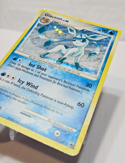 Glaceon 20/100 Holo Rare Theme Deck Exclusive Majestic Dawn SWIRL Pokemon 7392 - Image 2
