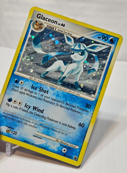 Glaceon 20/100 Holo Rare Theme Deck Exclusive Majestic Dawn SWIRL Pokemon 7392 - Image 4