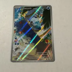 Oshawott Illustration Rare Pokemon card White Flare 105/086 ENGLISH NM - Image 1