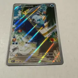 Oshawott Illustration Rare Pokemon card White Flare 105/086 ENGLISH NM - Image 3