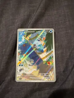 Oshawott Illustration Rare Pokemon card White Flare 105/086 ENGLISH NM - Image 4