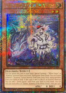 * ELZETTE, AZAMINA OF THE WHITE FOREST * QUARTER CENTURY RARE SUDA-EN008 YUGIOH! - Image 1