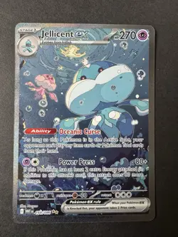 Pokemon Card Jellicent EX White Flare Special Illustration Rare SIR 168/086 Mint - Image 1