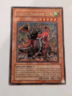 Yugioh - 1x Armed Dragon LV5 - SOD-EN014 - MP - Unlimited - Rare Dragon - 2004 - Image 1