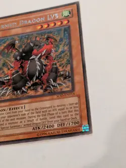 Yugioh - 1x Armed Dragon LV5 - SOD-EN014 - MP - Unlimited - Rare Dragon - 2004 - Image 3