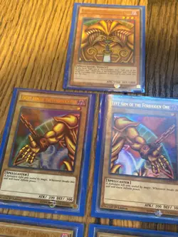 Exodia The Forbidden One Yugioh 5 Card Set YGLD Arms Legs Complete Win The Duel - Image 3