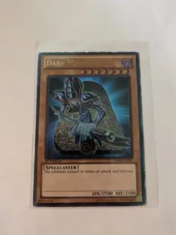 Yugioh Dark Magician Super Rare!! YSYR-EN001 Ultimate Rare 1st Edition damage - Image 1
