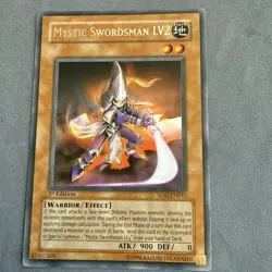 Yugioh Unlimited Edition Mystic Swordsman LV2 Rare SOD-EN011 - Image 1