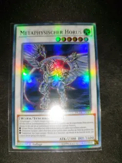 Yugioh, Metaphysischer Horus, DUDE-DE009, Ultra Rare, 1. Auflage Synchro NM - Image 2