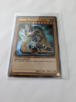 Yugioh Dark Magician YSYR-EN001 Ultimate Rare 1st Edition damage - Image 2