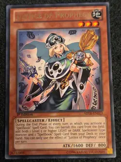 Yugioh - Justice of Prophecy Rare 1st Edition ABYR-EN023 LP - Image 1