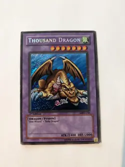 Yugioh Thousand Dragon MRD-143 Secret Rare 1st Edition TCG - Image 1