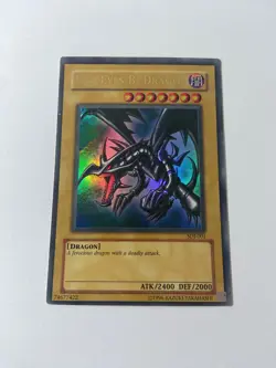 Yugioh: Red-Eyes B. Dragon - SDJ-001 - Ultra Rare - Unlimited - HP Creased - Image 1