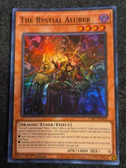 1x (NM) The Bystial Aluber - CYAC-EN008 - Super Rare - 1st Edition YuGiOh - Image 1