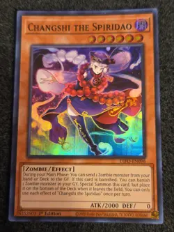 Changshi the Spiridao - DIFO-EN096 - Super Rare 1st Edition Yugioh - Image 1