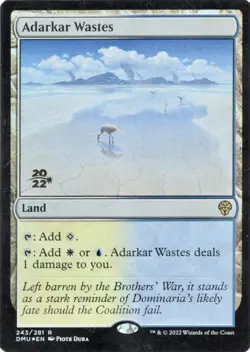 [VLP] MTG Adarkar Wastes Foil Prerelease Promo Magic Card - Image 1