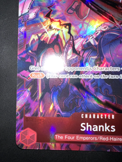 One Piece TCG Shanks OP09-004 Super Rare (SR) Parallel English Card - Mint/NM - Image 5