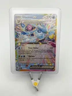 Glaceon ex 026/131 Pokemon TCG Holiday Calendar 2025 Festive Stamp Promo Card - Image 1