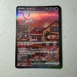 Mew Ex SVP 053 Scarlet Violet 151 Black Star Promo Card Pokemon TCG - Image 1
