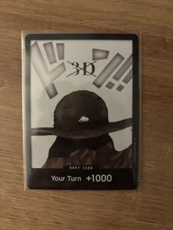 One Piece TCG CCG | NEW DP-08 Promo - DON!! card | Fresh Pull NM+ - Image 1