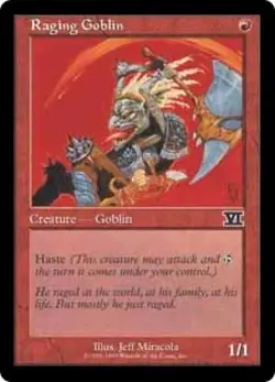 Raging Goblin - Light Play MTG Battle Royale Box Set - Image 1