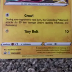 Pokemon Toxel Fusion Strike Card - Basic HP 60 Growl Attack - Image 2