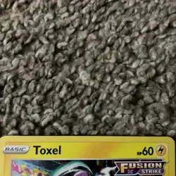 Pokemon Toxel Fusion Strike Card - Basic HP 60 Growl Attack - Image 3