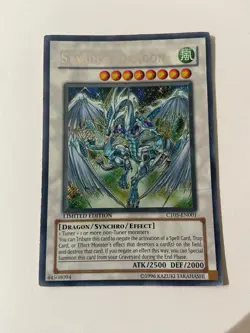 Stardust Dragon CT05-EN001 Secret Rare Limited Edition Yugioh Card - HP - Image 1