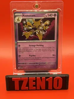 2 Card Set Alakazam & Gengar Holo Rare Pokemon TCG 151 & Twilight Masquerade NM - Image 2