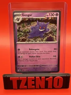 2 Card Set Alakazam & Gengar Holo Rare Pokemon TCG 151 & Twilight Masquerade NM - Image 4