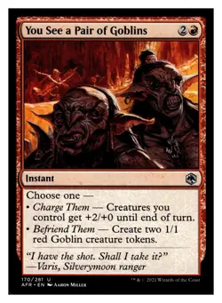 MTG Adventures in the Forgotten Realms You See a Pair of Goblins #170 - Image 1