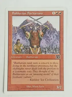 MTG Balduvian Barbarians (6th Edition/Red/C) - BGM - Image 1