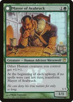 Mayor of Avabruck -Foil Medium Play MTG Promos: Prerelease Cards - Image 1