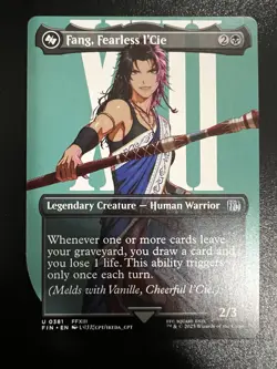 MtG Final Fantasy Fang, Fearless l'Cie (Borderless) Regular - Image 1