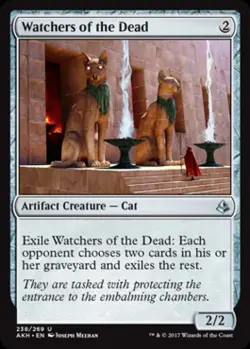Watchers of the Dead -Foil Light Play MTG Amonkhet - Image 1