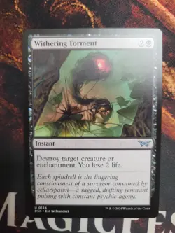 Withering Torment - Duskmourn: House of Horror - Uncommon - MTG - NM - ENG - Image 1