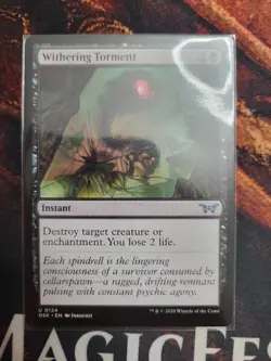 Withering Torment - Duskmourn: House of Horror - Uncommon - MTG - NM - ENG - Image 3