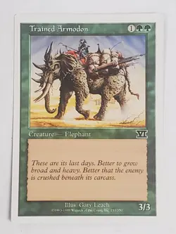 MTG Trained Armodon (6th Edition/Green/C) - BGM - Image 1