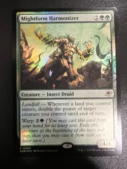 MtG Edge Of Eternities Mightform Harmonizer Regular Foil Near Mint - Image 1
